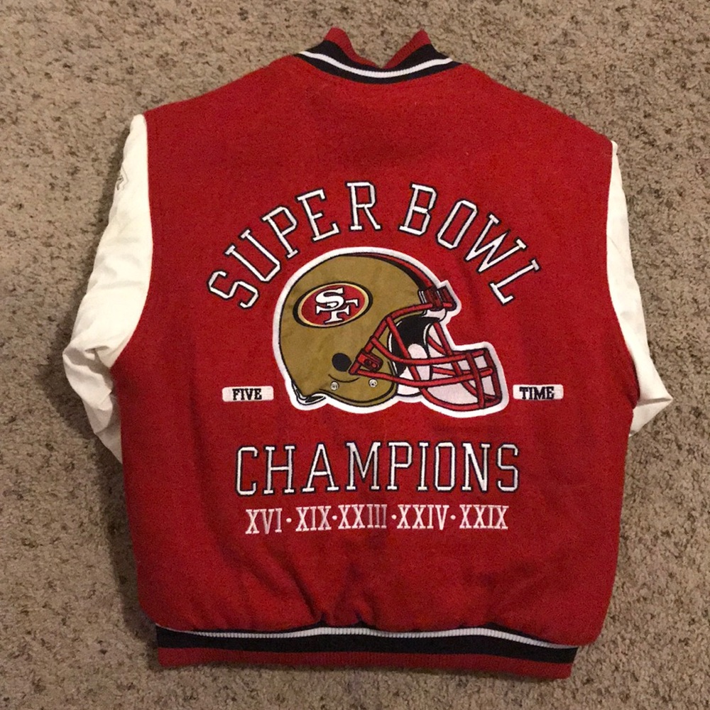 San Francisco 49ers Super Bowl Reversible Jacket